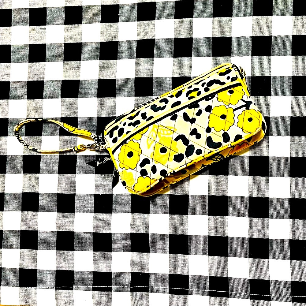 Vera Bradley Go Wild Pattern- Zip-Around Wallet Wristlet